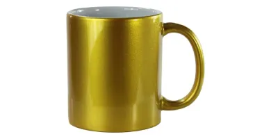 taza dorada para sublimar
