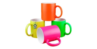 tazas fluorescentes para sublimar