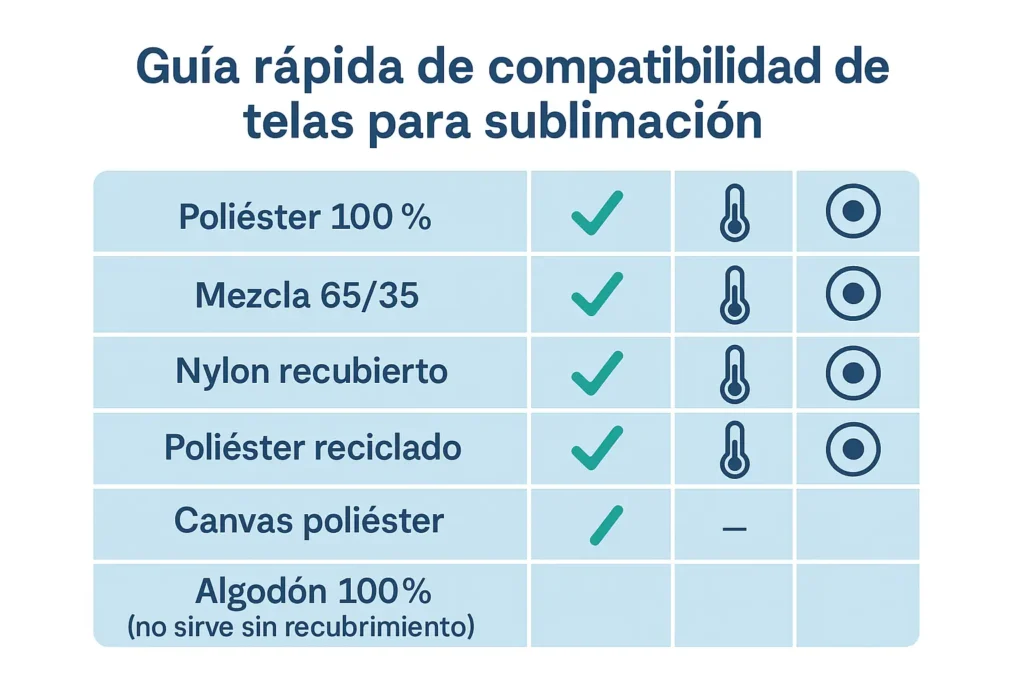 telas para sublimación