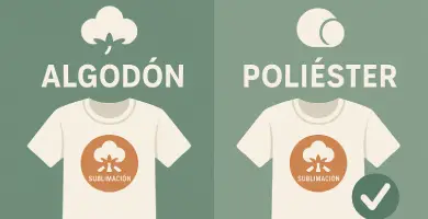 algodón o poliéster