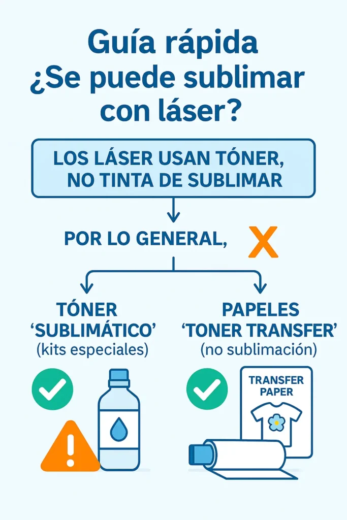 sublimación con láser