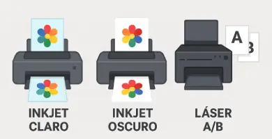 Cómo se imprime en el papel transfer