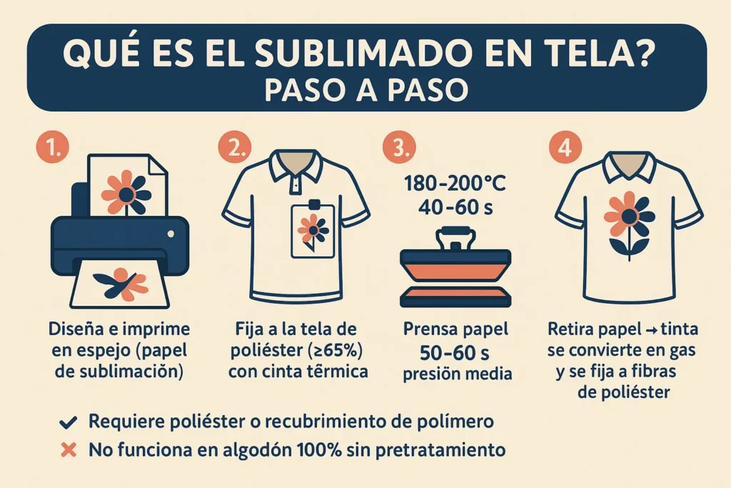 Qué es el sublimado en tela