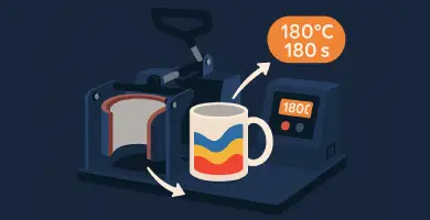 como funciona una sublimadora de tazas