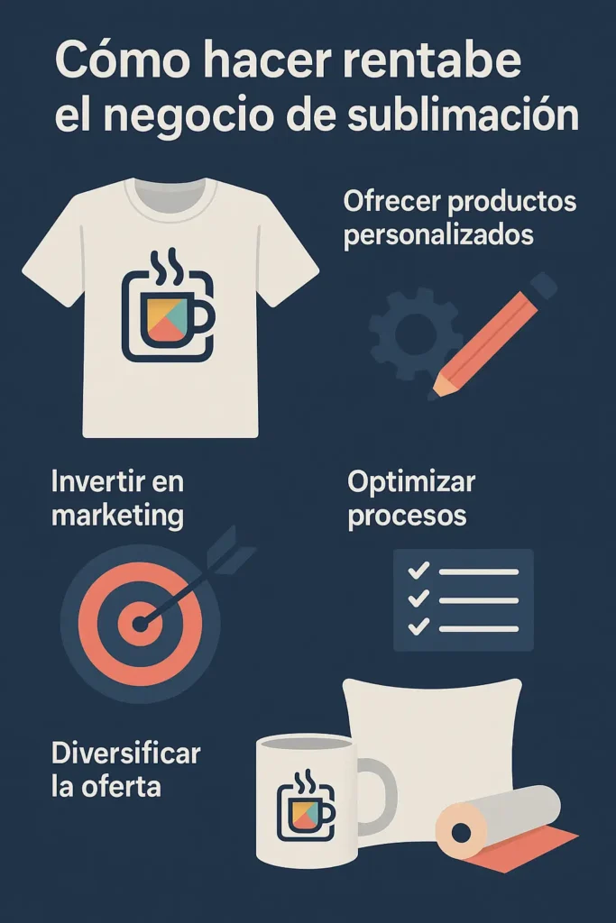 como hacer rentable el negocio de sublimación