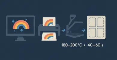 como hacer stickers sublimación