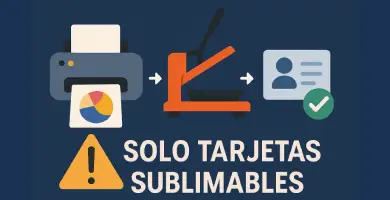 como sublimar tarjetas de pvc