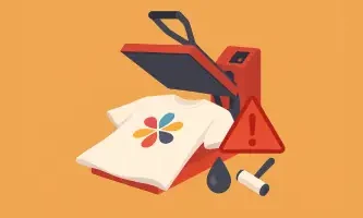 errores al sublimar camisetas