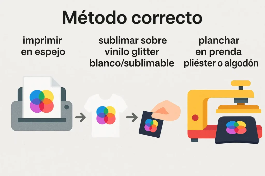 se puede sublimar sobre vinilo textil