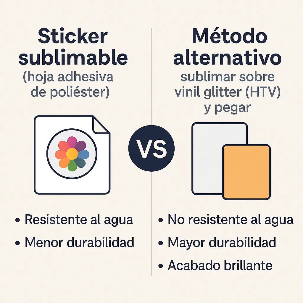 como hacer stickers sublimación