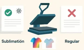 papel de sublimacion vs papel normal