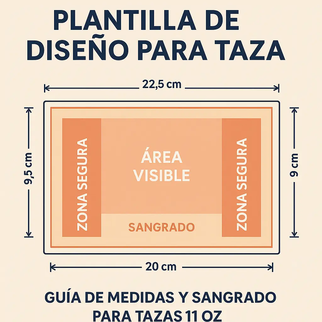 como hacer diseño para sublimar taza