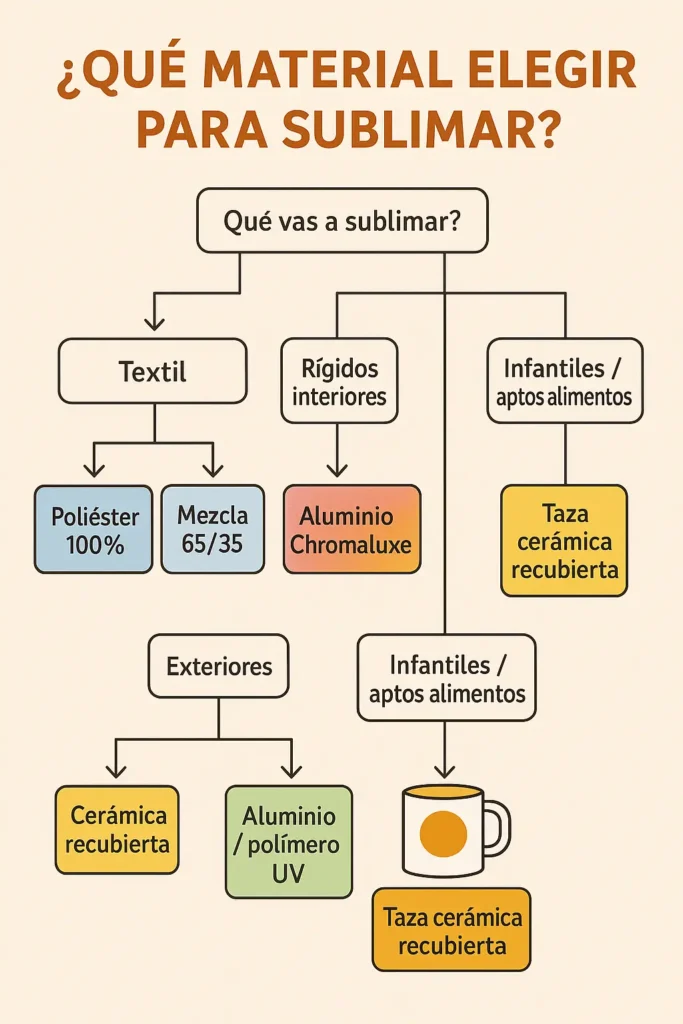 Qué material es el mejor para sublimar