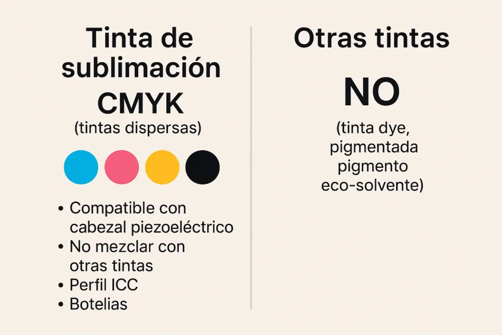 que tinta usar para sublimar