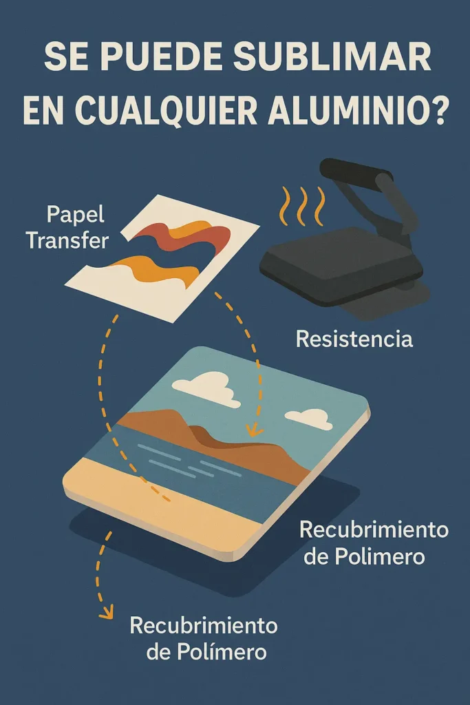 se puede sublimar en cualquier aluminio
