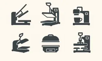 tipos de prensas para sublimación