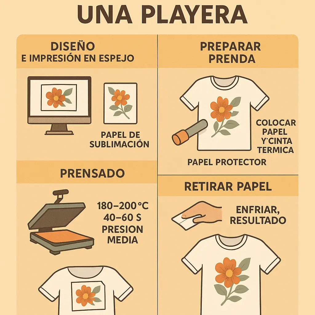 como sublimar una playera
